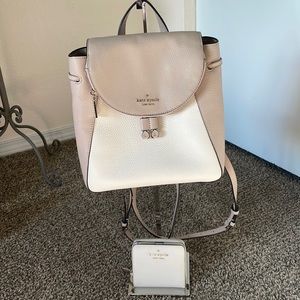 Kate Spade backpack and wallet!